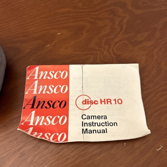 Ansco MEMO Disc HR10 Vintage Compact Pocket Film Camera 12.5mm f/4 lens extras - Picture 4 of 8
